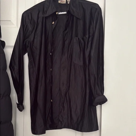 Black Button-Up, Size Small - Picture 1 of 1
